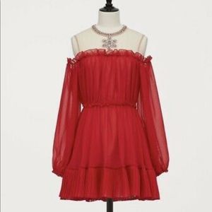SOLD! Giambattista Valli x H&M cold shoulder dress